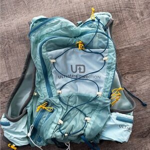 Ultimate Direction Blue Hydration Backpack (one broken buckle)